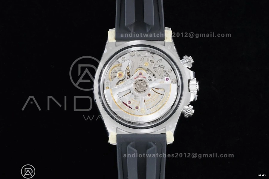 Oysterflex VS4131 (Weighted) Edition Silver Strap V2 VSF 126519 on 1:1 Daytona Black Best Dial Diamonds 0127